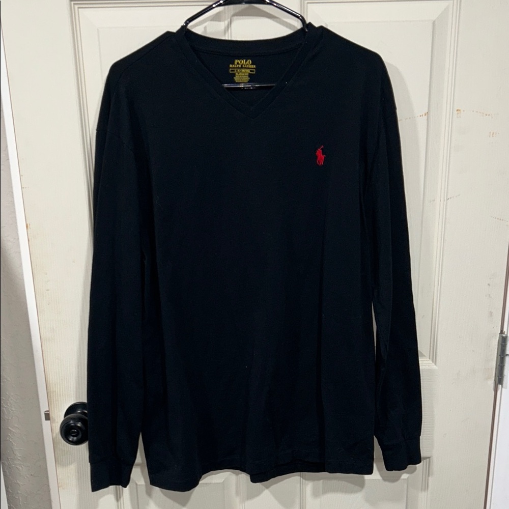 Polo by Ralph Lauren Men's Black Long Sleeve Tee